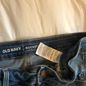 Old Navy rockstar distressed jeans. Size 12